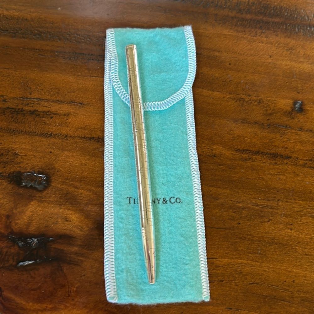 Tiffany & Co Ballpoint pen with original cloth case